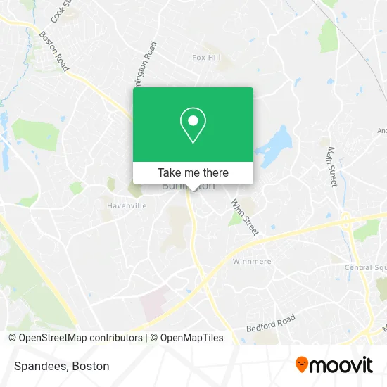 Spandees map