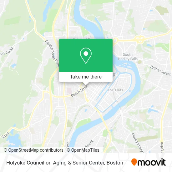 Holyoke Council on Aging & Senior Center map