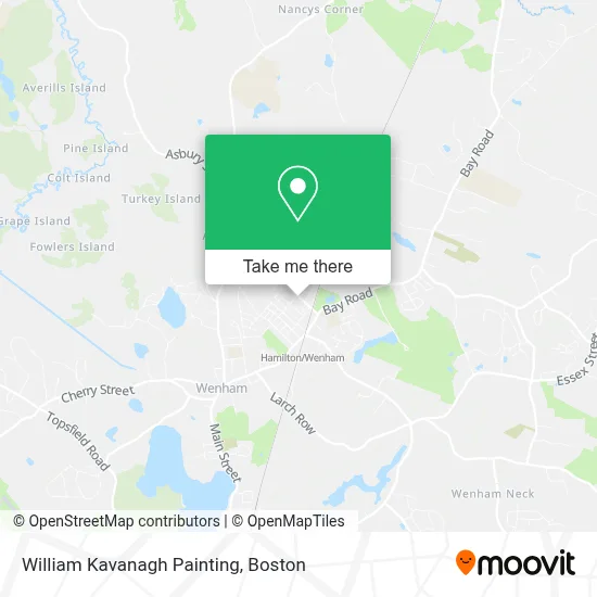 William Kavanagh Painting map
