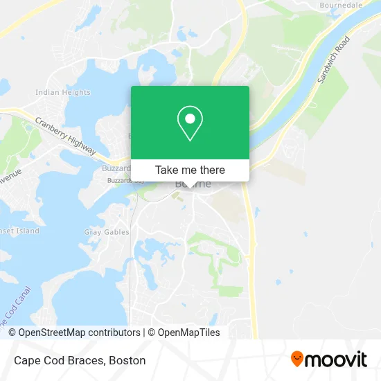 Cape Cod Braces map