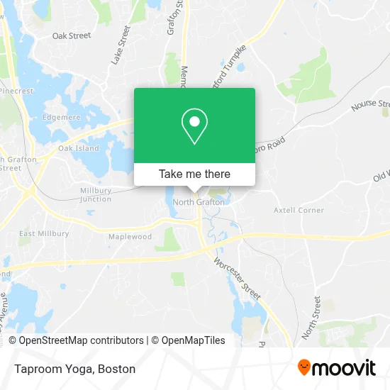 Taproom Yoga map