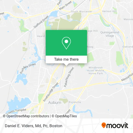 Daniel E. Viders, Md, Pc map