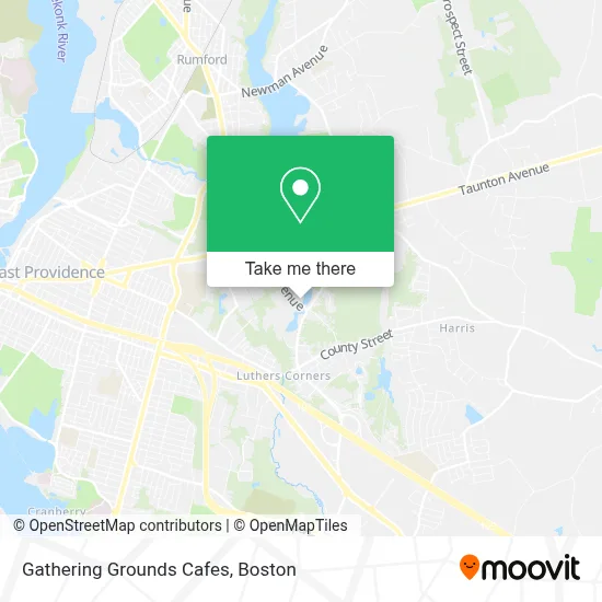 Gathering Grounds Cafes map
