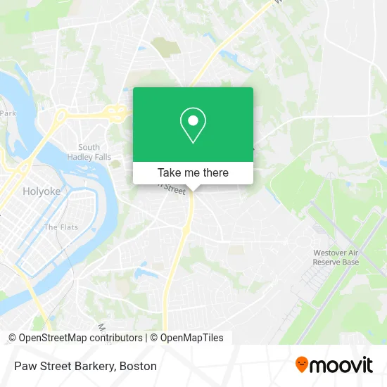 Paw Street Barkery map