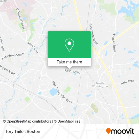 Tory Tailor map