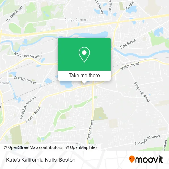Kate's Kalifornia Nails map