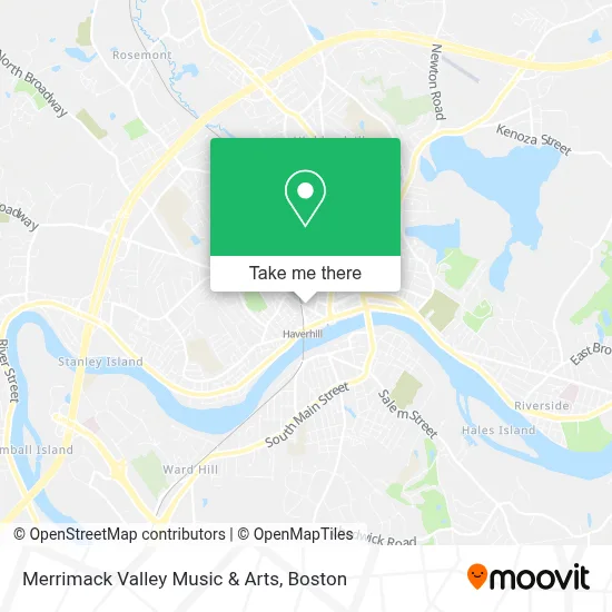 Merrimack Valley Music & Arts map