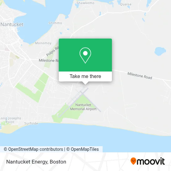 Nantucket Energy map