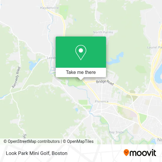 Look Park Mini Golf map