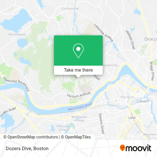 Dozers Dive map