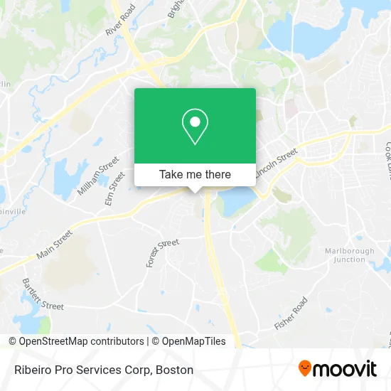 Ribeiro Pro Services Corp map