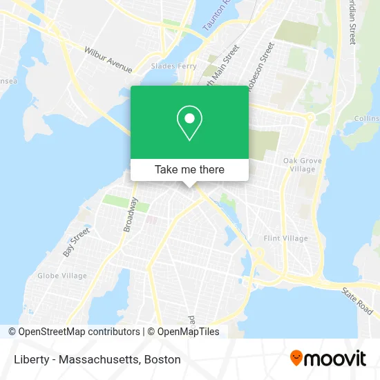 Liberty - Massachusetts map