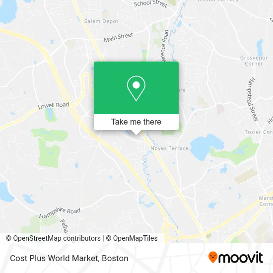 Cost Plus World Market map