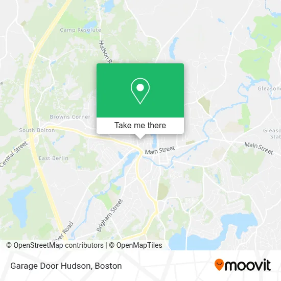 Garage Door Hudson map