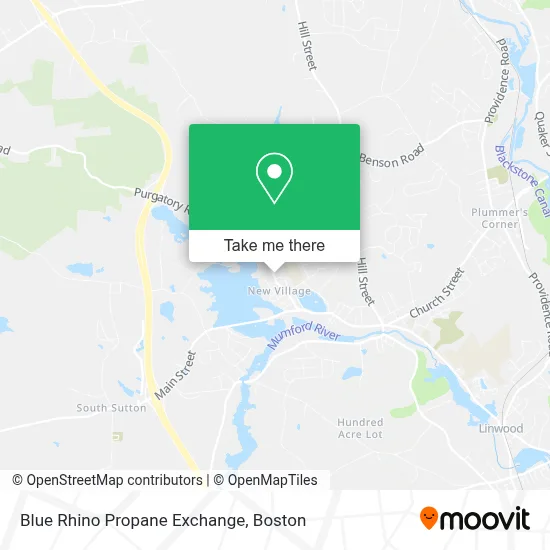 Blue Rhino Propane Exchange map