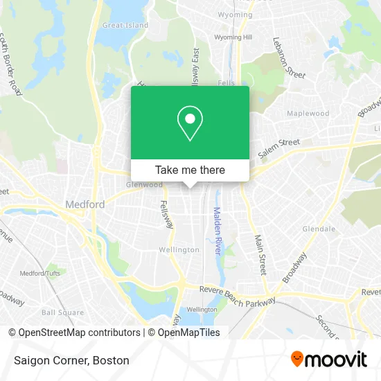 Saigon Corner map