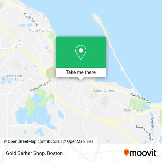 Gold Barber Shop map