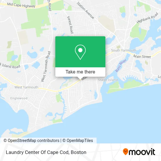 Laundry Center Of Cape Cod map