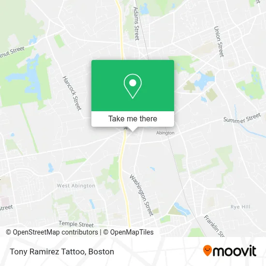 Tony Ramirez Tattoo map