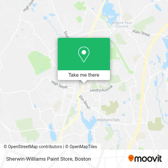 Sherwin-Williams Paint Store map