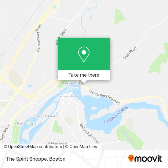 The Spirit Shoppe map