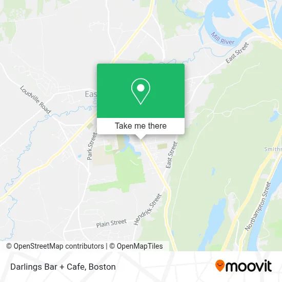Darlings Bar + Cafe map