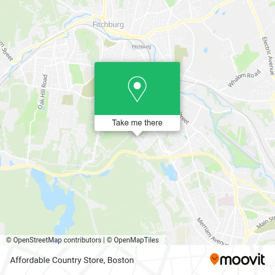 Affordable Country Store map