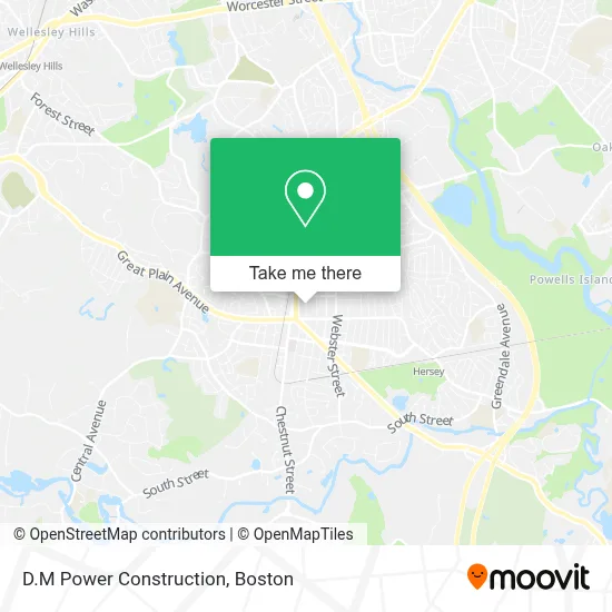 D.M Power Construction map