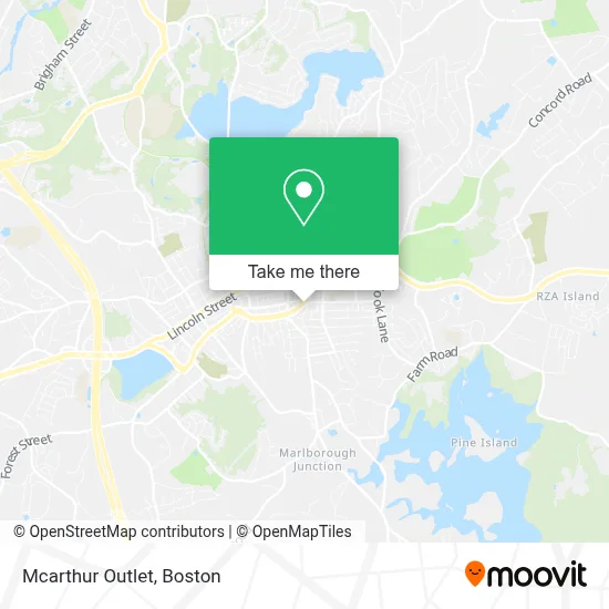 Mcarthur Outlet map