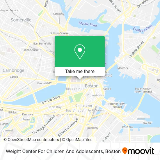 Weight Center For Children And Adolescents map
