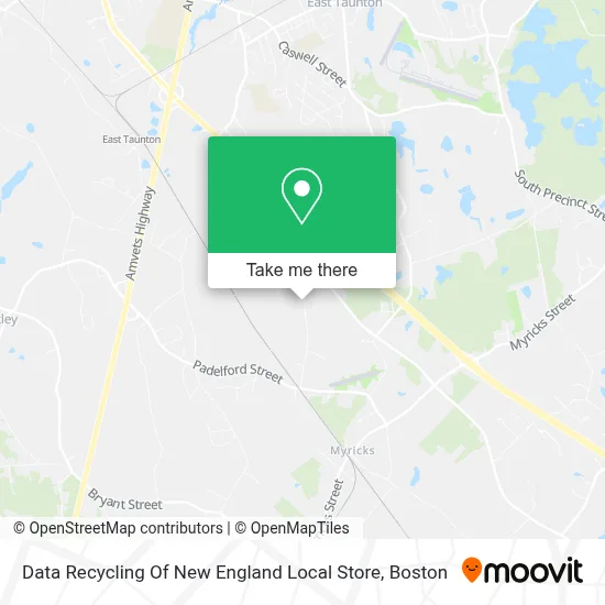 Data Recycling Of New England Local Store map