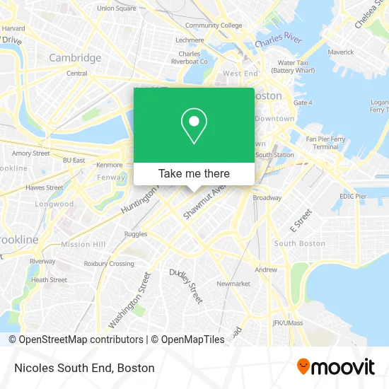 Nicoles South End map