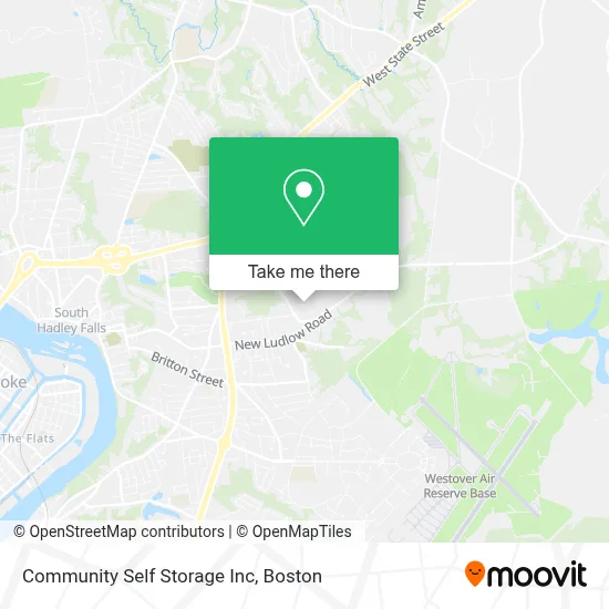 Community Self Storage Inc map