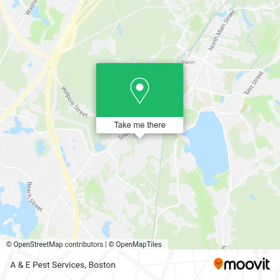 A & E Pest Services map