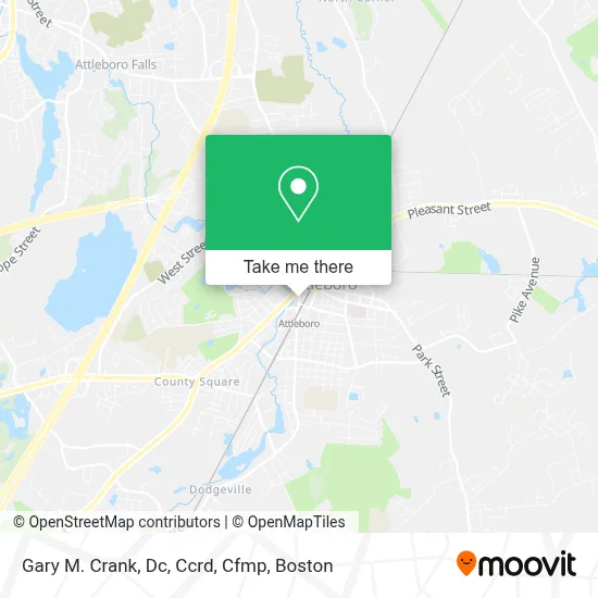 Gary M. Crank, Dc, Ccrd, Cfmp map