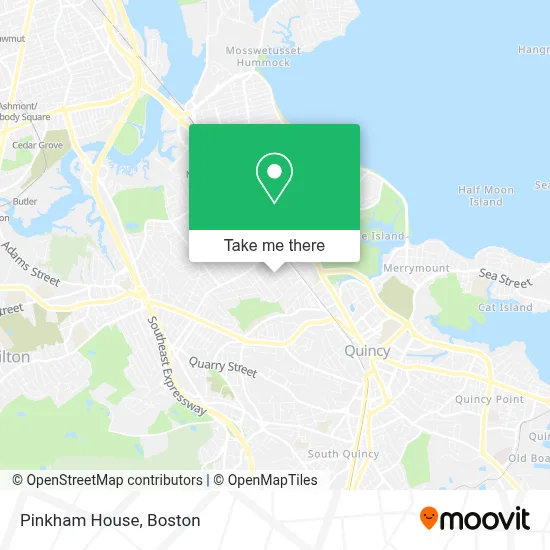 Pinkham House map