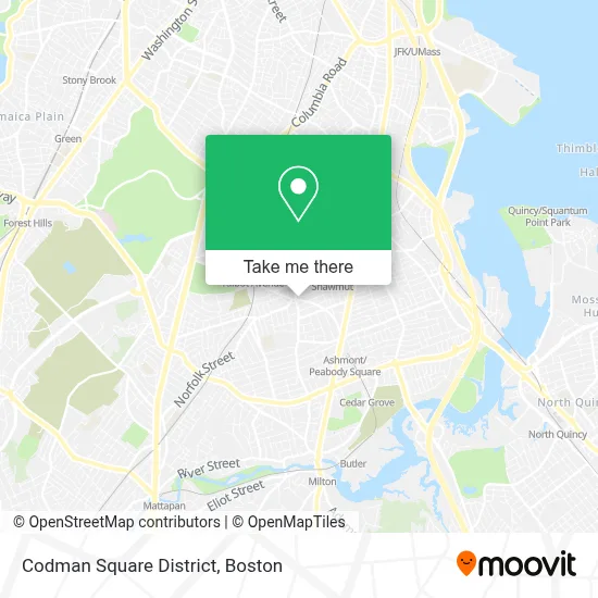 Codman Square District map