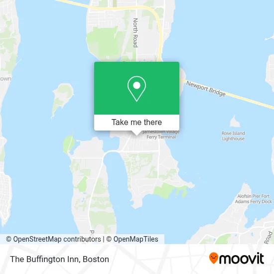 The Buffington Inn map