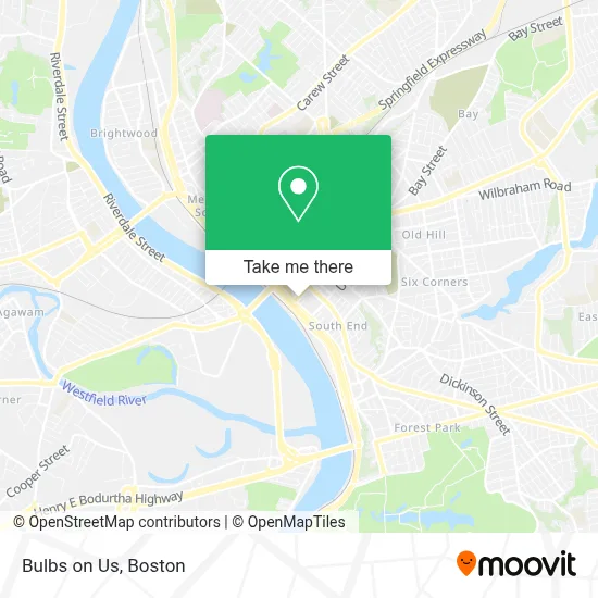 Bulbs on Us map