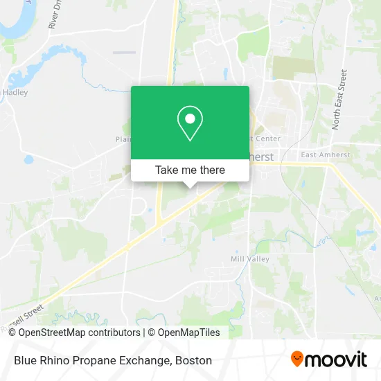 Blue Rhino Propane Exchange map