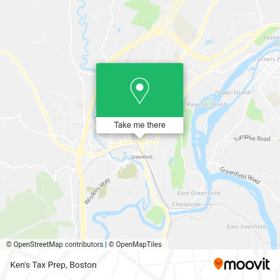 Ken's Tax Prep map
