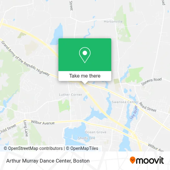 Arthur Murray Dance Center map