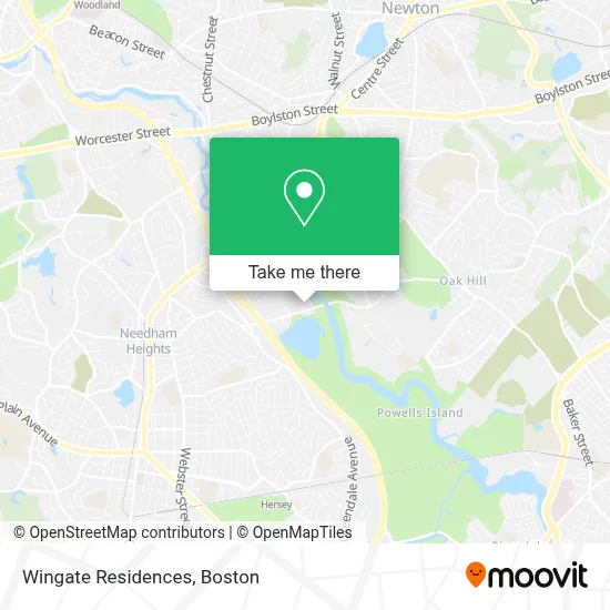 Wingate Residences map