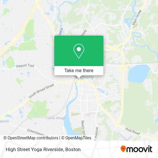High Street Yoga Riverside map