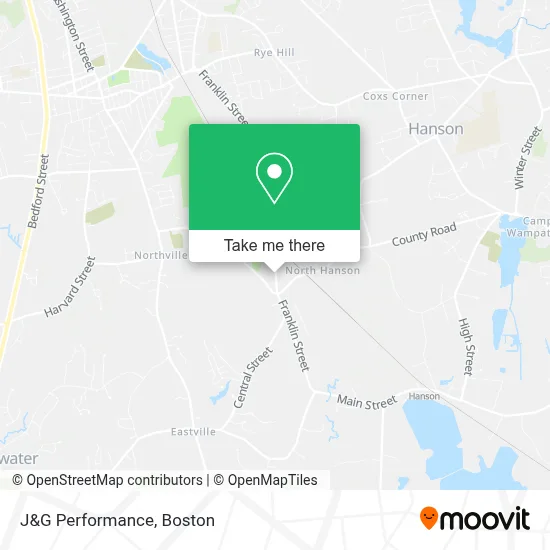 J&G Performance map
