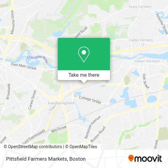 Pittsfield Farmers Markets map