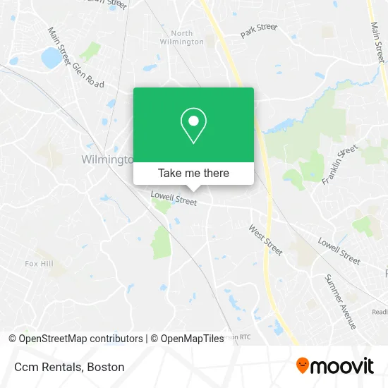 Ccm Rentals map