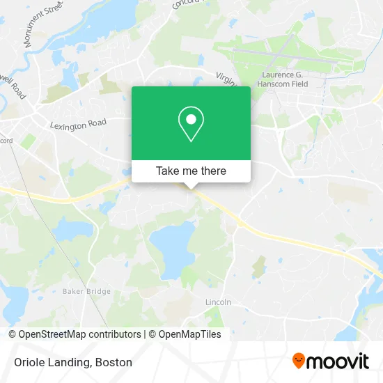 Oriole Landing map
