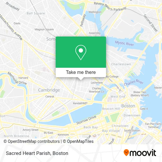 Sacred Heart Parish map