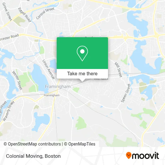 Colonial Moving map